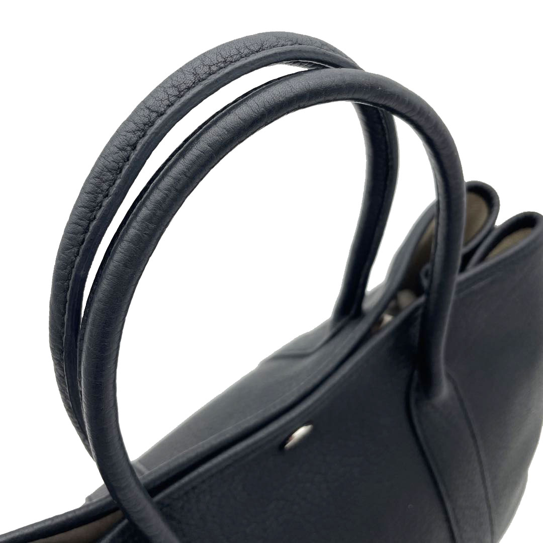 HERMES エルメス トートバッグ ガーデンパーティTPM ネゴンダ ブラック □K刻印