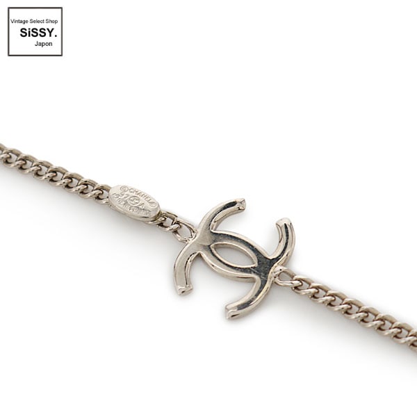 ■シャネル■ ココマーク ロングネックレス ラピスラズリ シルバー 97A 【CHANEL】