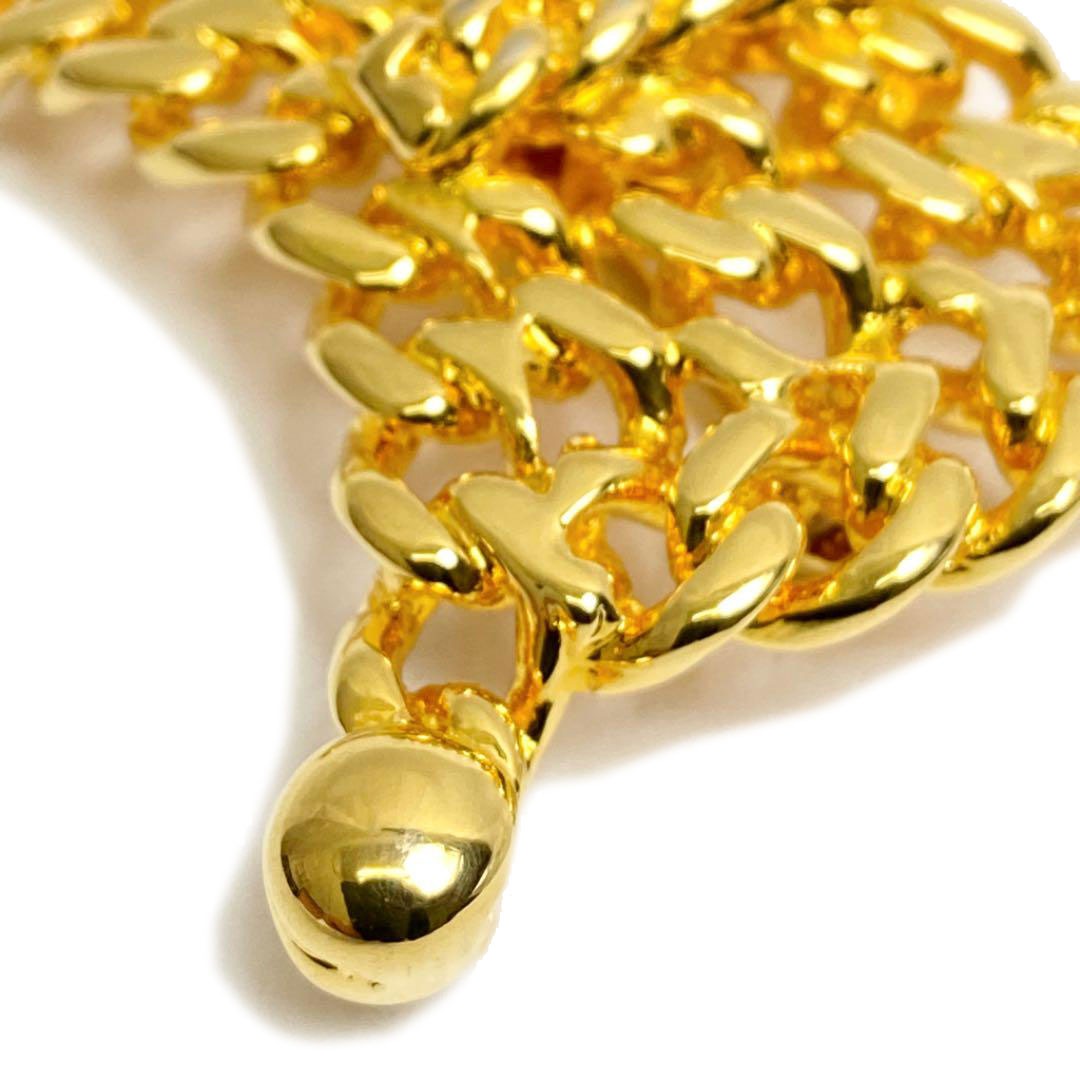 CELINE セリーヌ ブローチ マカダムモチーフ ゴールド