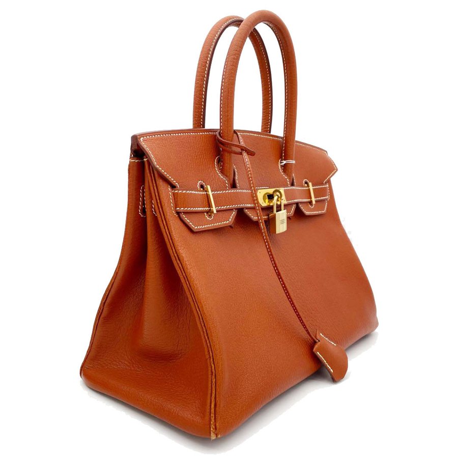 HERMES エルメス ハンドバッグ バーキン30 シェーブルコロマンデル ブラウン ゴールド金具 □C刻印