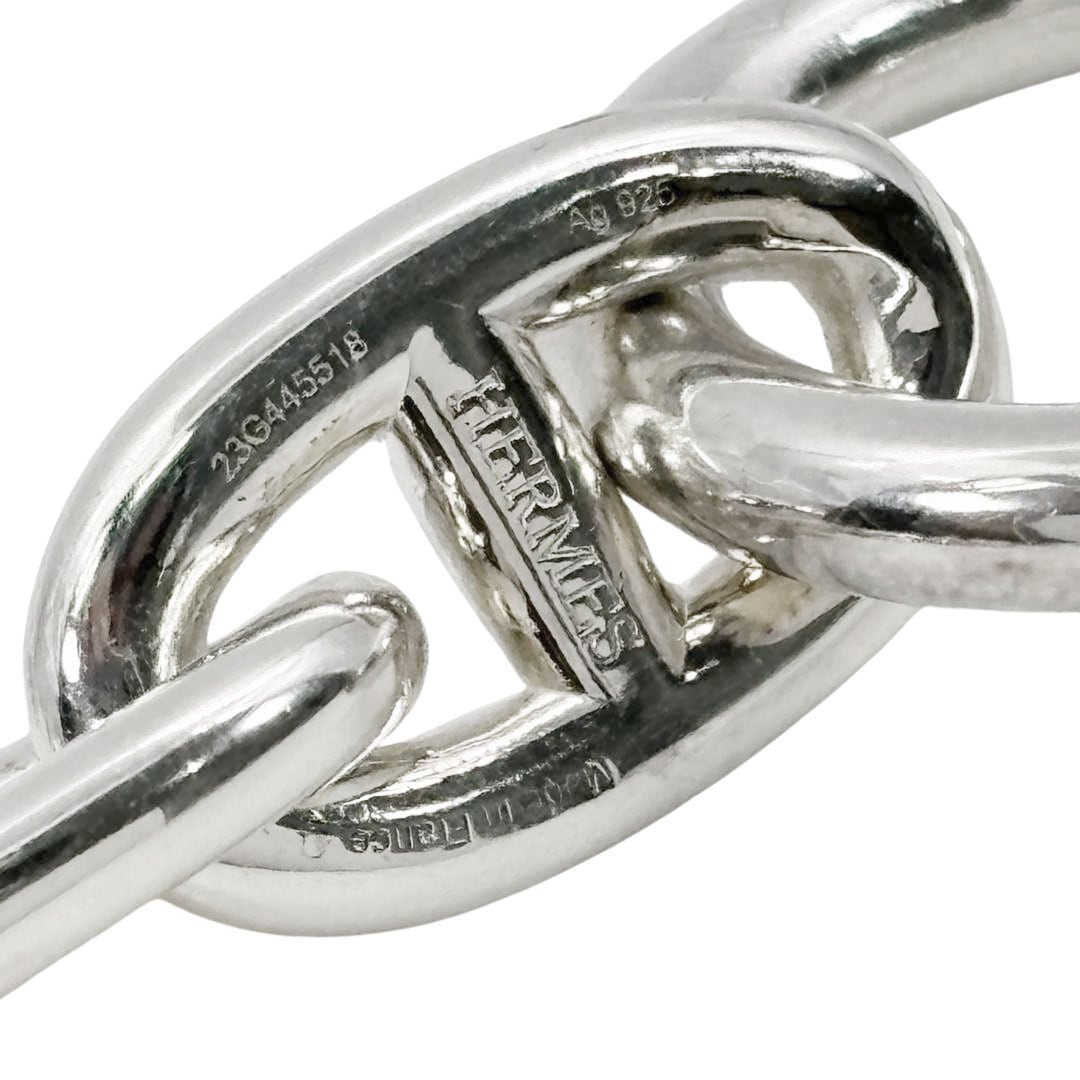 HERMES エルメス シェーヌダンクルMM ブレスレット 16コマ Ag925