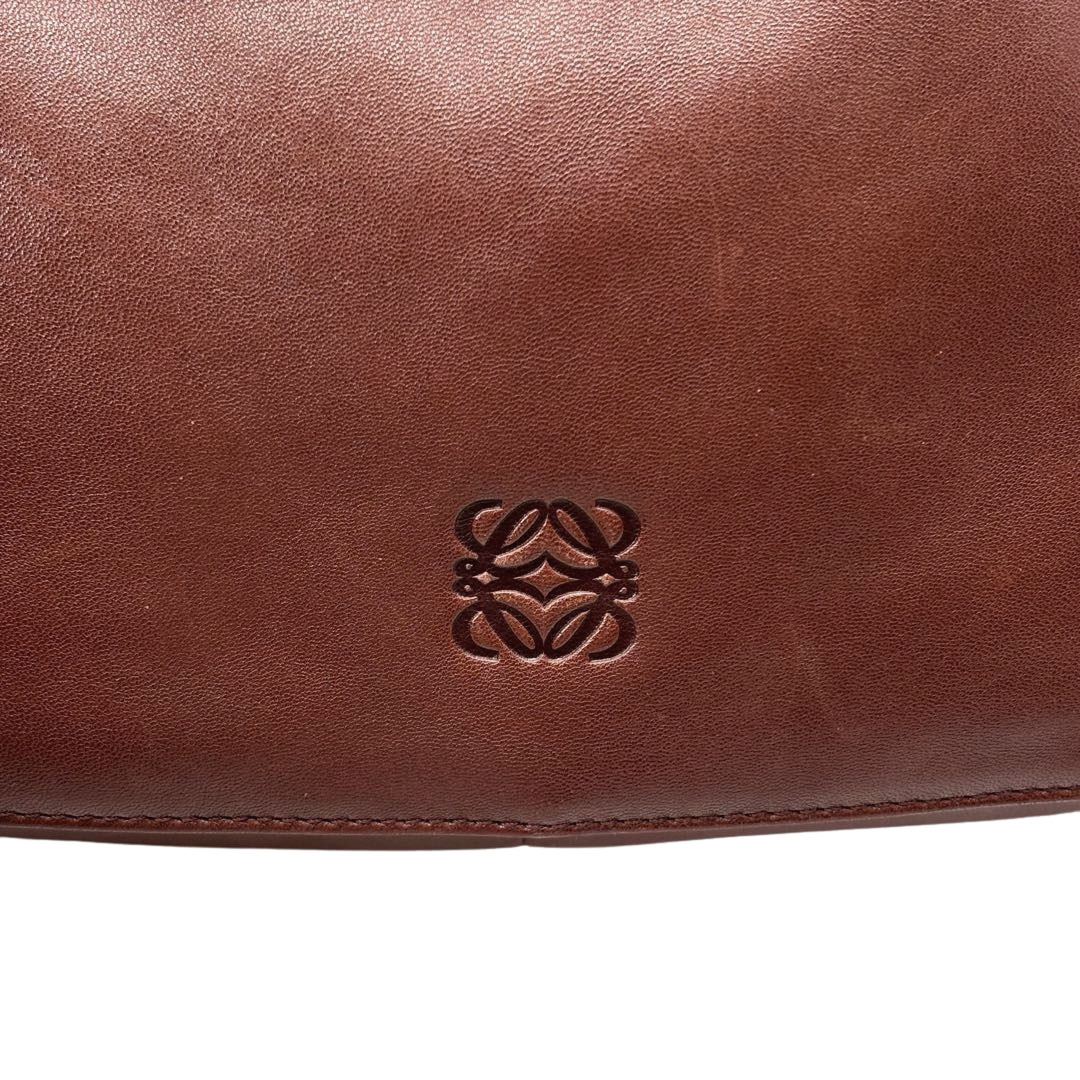 美品 ロエベ LOEWE ナッパレザー フラメンコ 30 LOEWE ロエベ ショルダーバッグ フラメンコ30 巾着 フリンジ ナッパ
