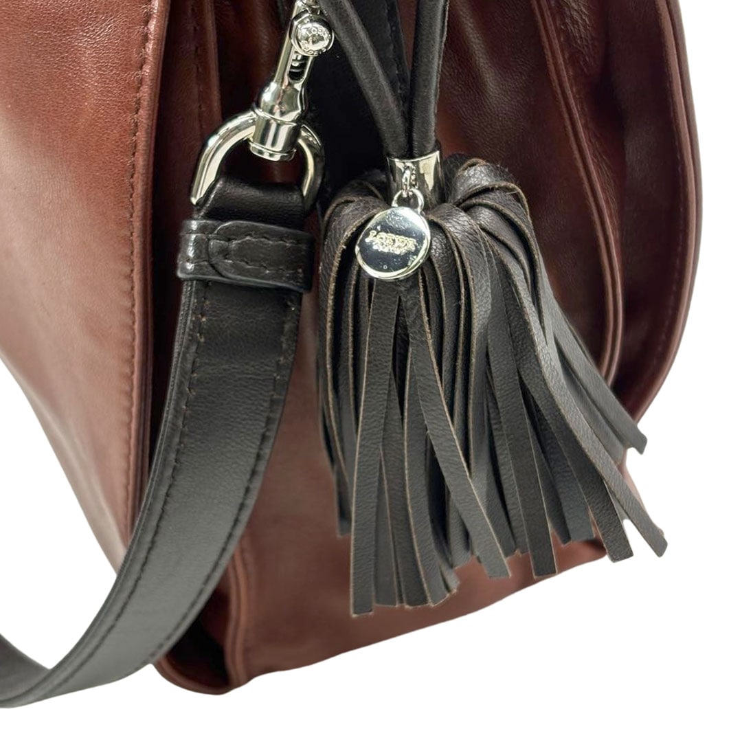 LOEWE ロエベ ショルダーバッグ フラメンコ30 巾着 フリンジ ナッパ