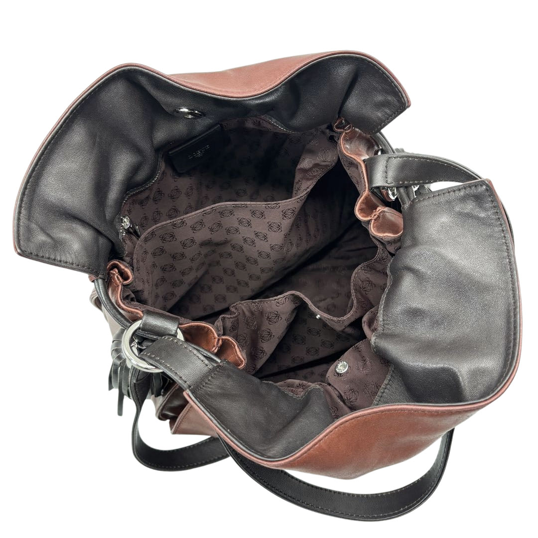 LOEWE ロエベ ショルダーバッグ フラメンコ30 巾着 フリンジ ナッパ
