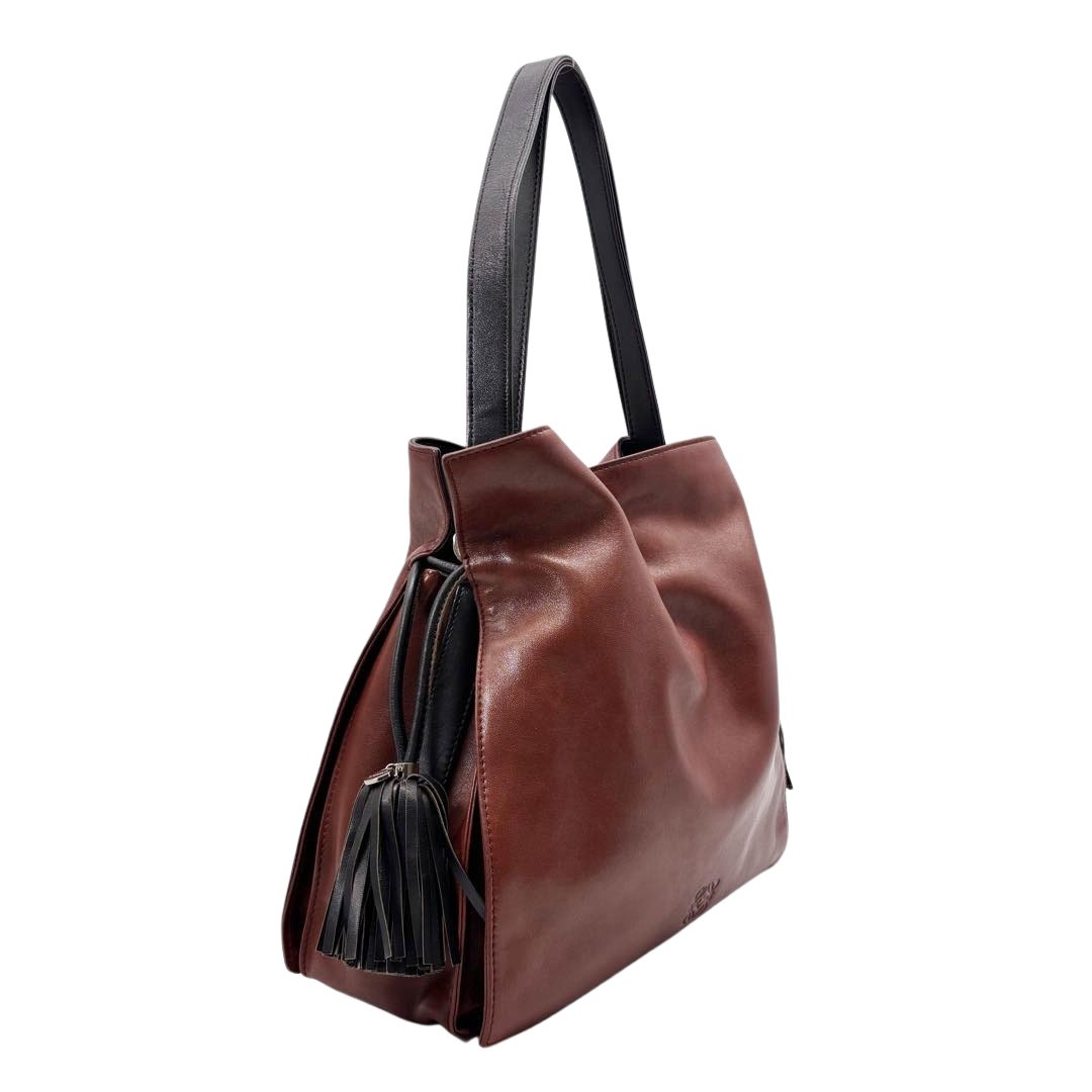 LOEWE ロエベ ショルダーバッグ フラメンコ30 巾着 フリンジ ナッパ