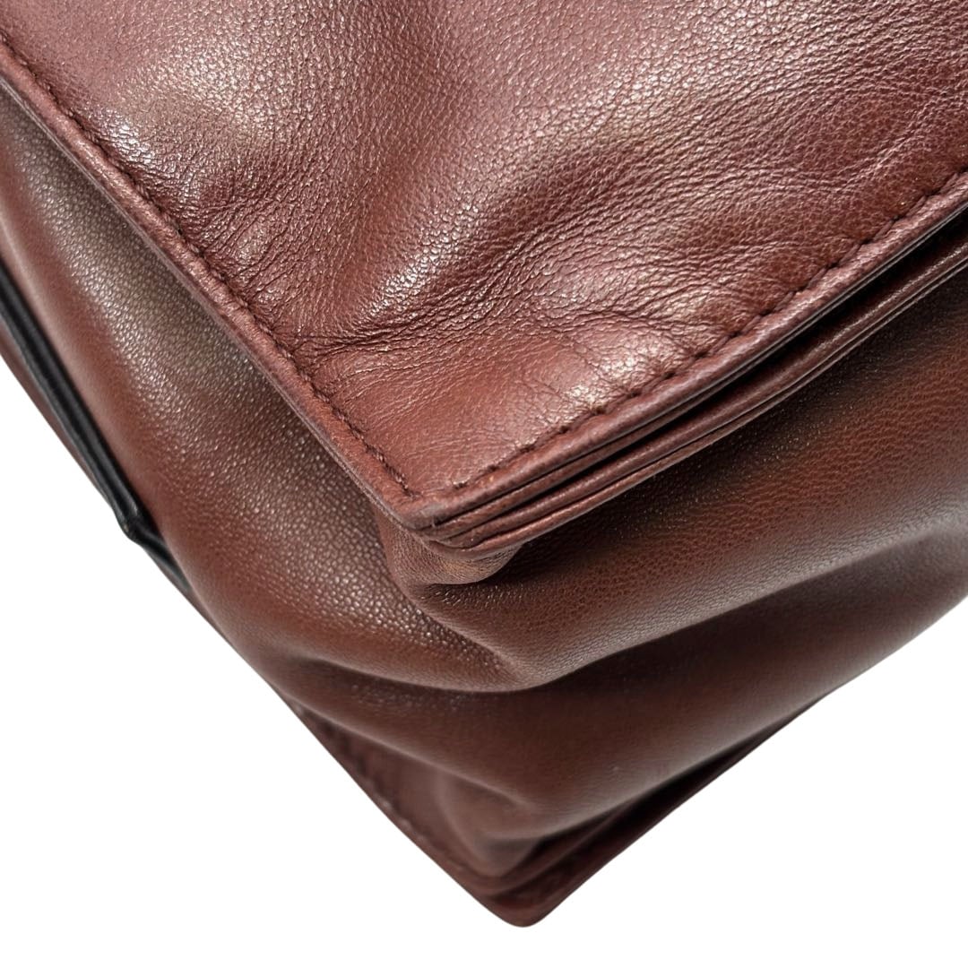 LOEWE ロエベ ショルダーバッグ フラメンコ30 巾着 フリンジ ナッパ