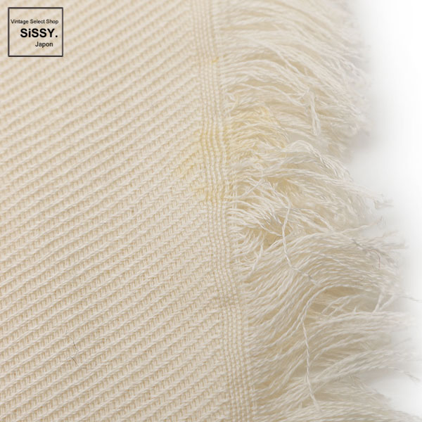 ■ルイ・ヴィトン■ ショール モノグラム ストール シルク ウール アイボリー ベージュ 【LOUIS VUITTON】