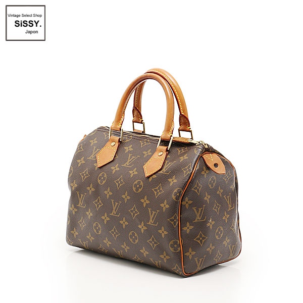 ■ルイ・ヴィトン■ スピーディ25 モノグラム ハンドバッグ PVC レザー ブラウン M41528 【LOUIS VUITTON】