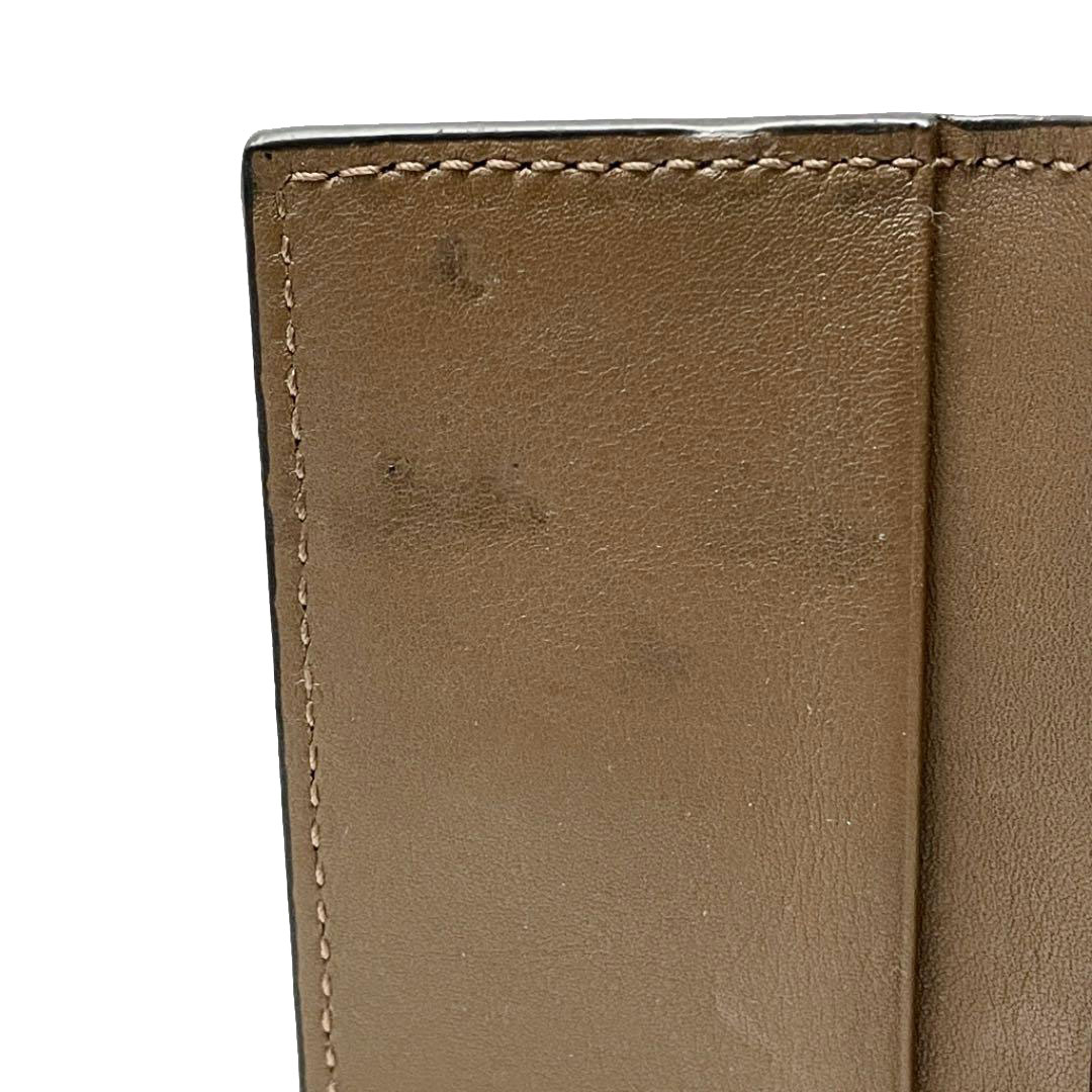 GUCCI ブラウンレザーキーケース GUCCI グッチ 138098 グッチシマ キーケース レザー レディース