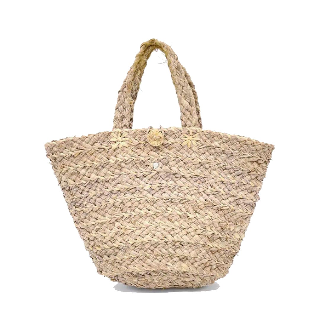 Helen Kaminski ヘレンカミンスキー ミニトートバッグ ハンドバッグ ラフィア ナチュラル