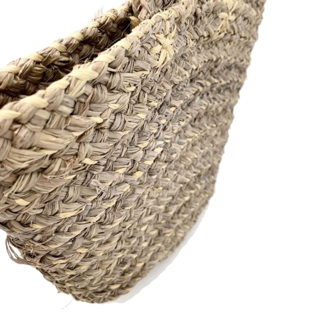 Helen Kaminski ヘレンカミンスキー ミニトートバッグ ハンドバッグ ラフィア ナチュラル