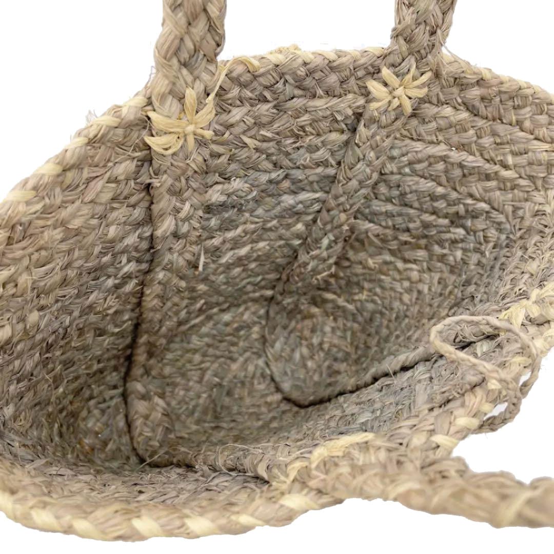 Helen Kaminski ヘレンカミンスキー ミニトートバッグ ハンドバッグ ラフィア ナチュラル