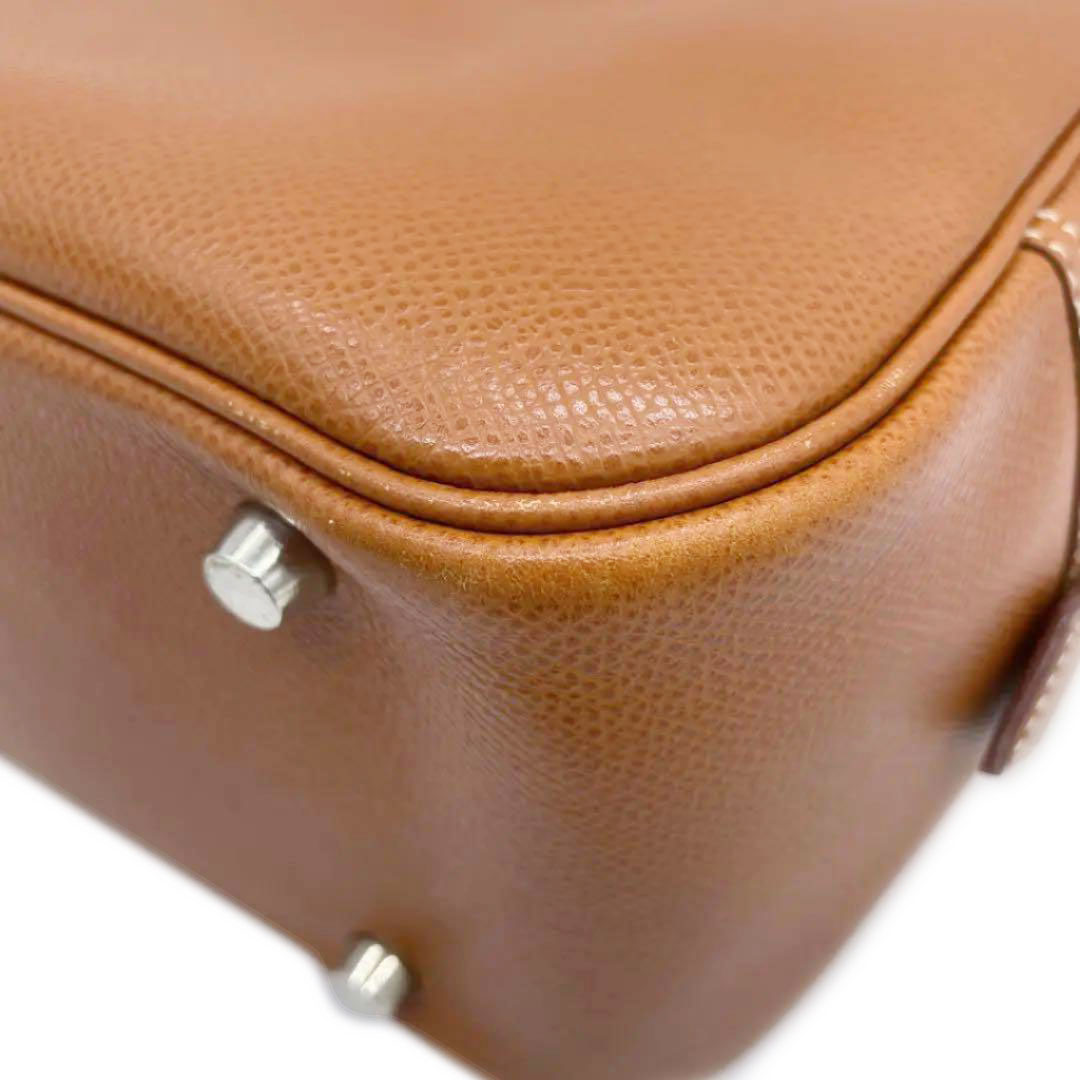 HERMES エルメス プリュム28 ハンドバッグ ヴォー・エプソン