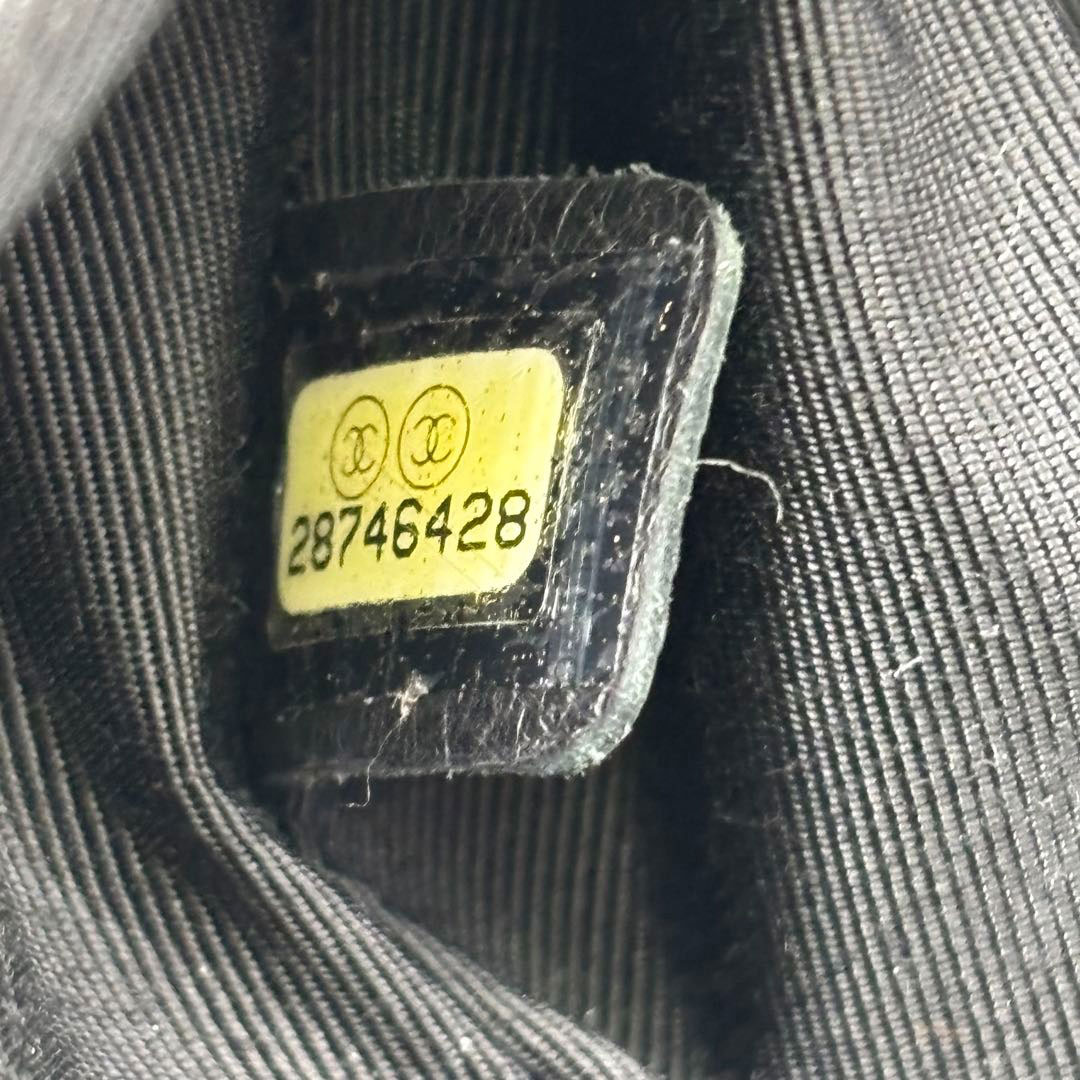 CHANEL シャネル 巾着型 2WAYチェーンショルダーバッグ キャビアスキン ブラック/シルバー金具 28番台 A91273