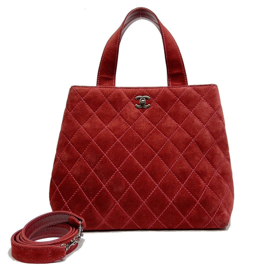 CHANEL シャネル マトラッセ 2WAYトートバッグ ココマーク CHANEL シャネル マトラッセ 2WAYトートバッグ ココマーク