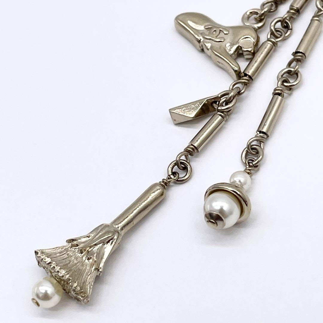 CHANEL シャネル ピアス ココマーク スフィンクス ドレス フェイクパール ゴールド C19A