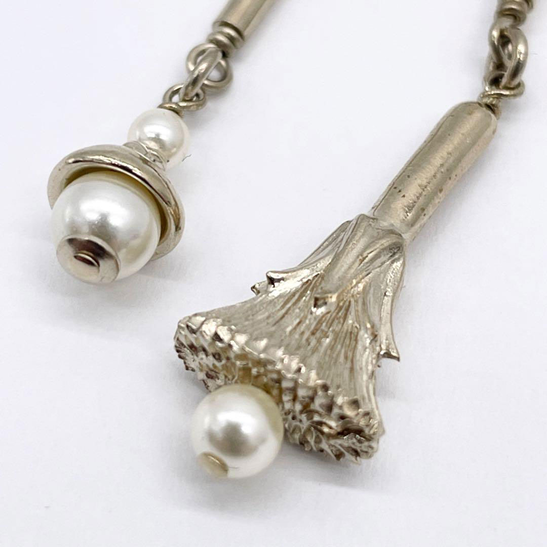 CHANEL シャネル ピアス ココマーク スフィンクス ドレス フェイクパール ゴールド C19A