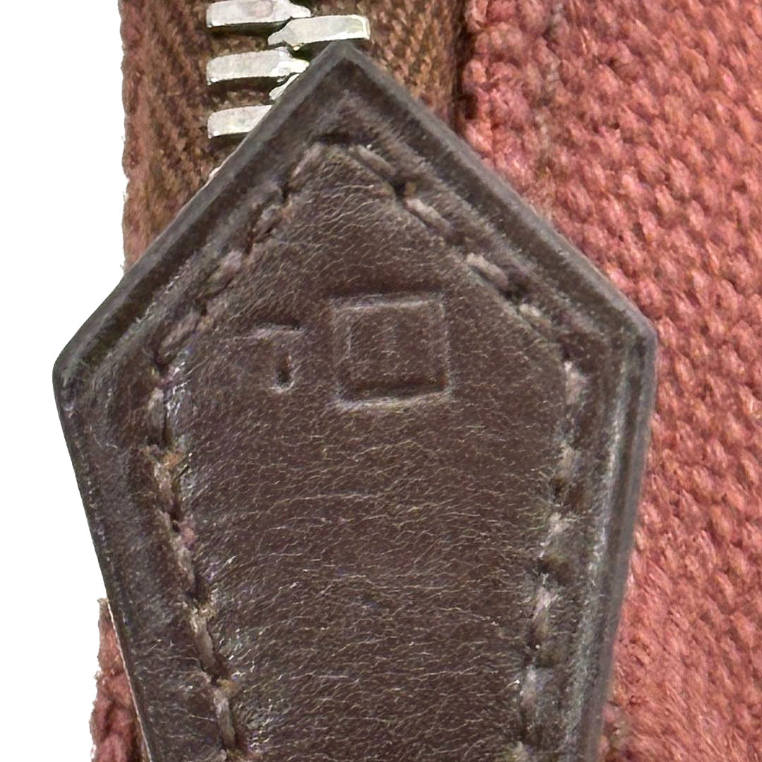 HERMES エルメス トートバッグ サックイブーMM トワルアッシュ ヴォースイフト ハバナ/エベンヌ □I刻印