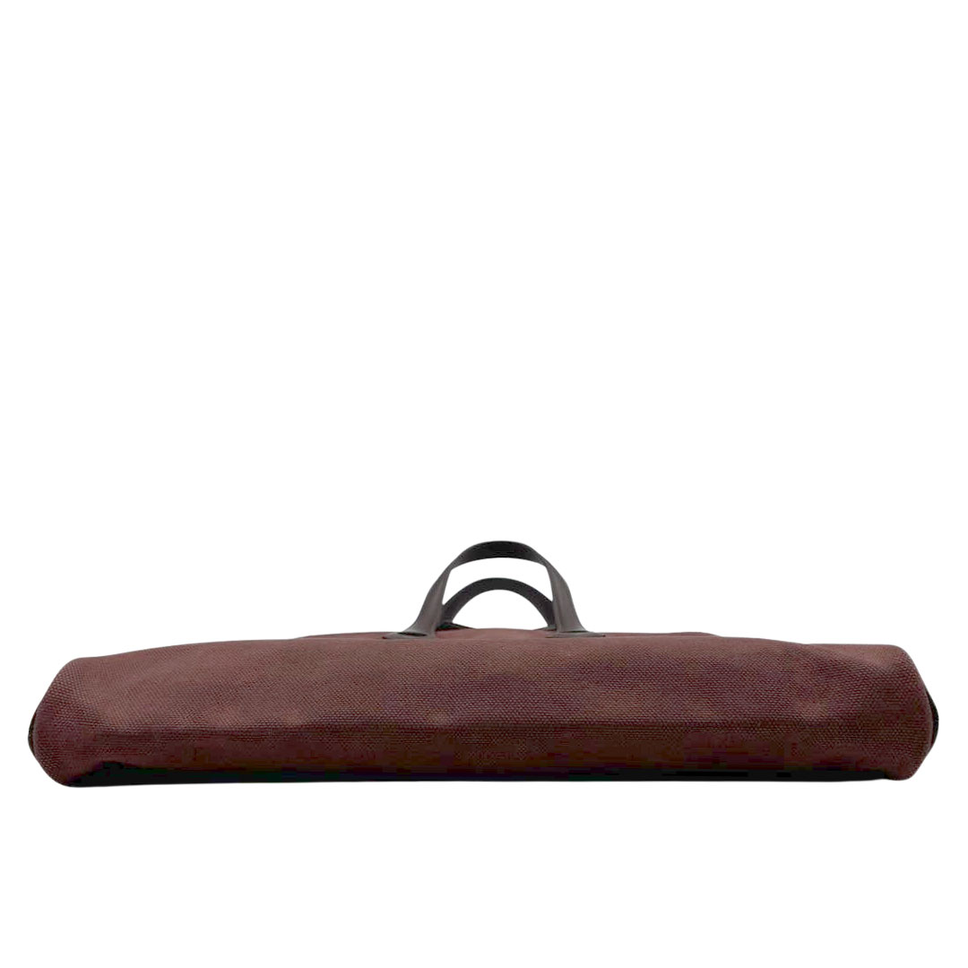 HERMES エルメス トートバッグ サックイブーMM トワルアッシュ ヴォースイフト ハバナ/エベンヌ □I刻印