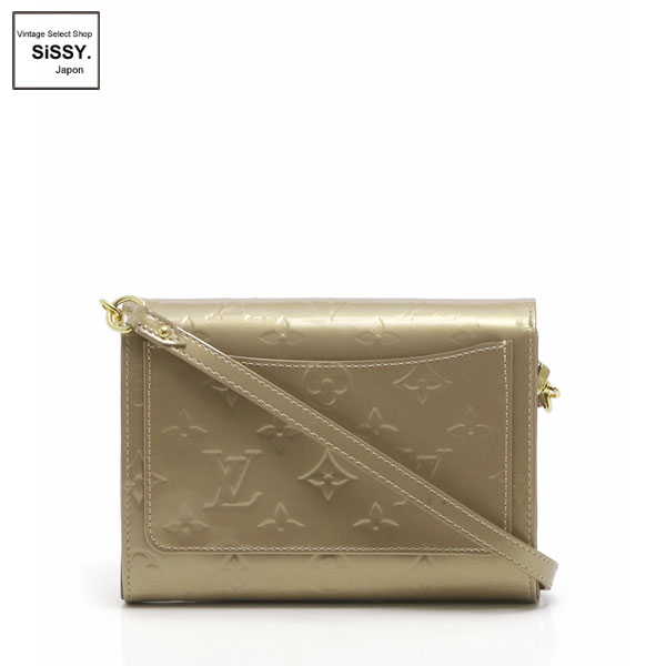 ■ルイ・ヴィトン■ クラッチ ショルダーバッグ 2WAY ロスモアPM モノグラム ヴェルニレザー ベージュプードル M91758 【LOUIS VUITTON】