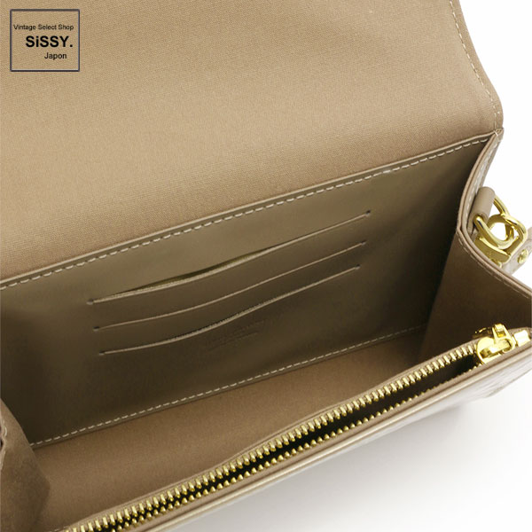■ルイ・ヴィトン■ クラッチ ショルダーバッグ 2WAY ロスモアPM モノグラム ヴェルニレザー ベージュプードル M91758 【LOUIS VUITTON】