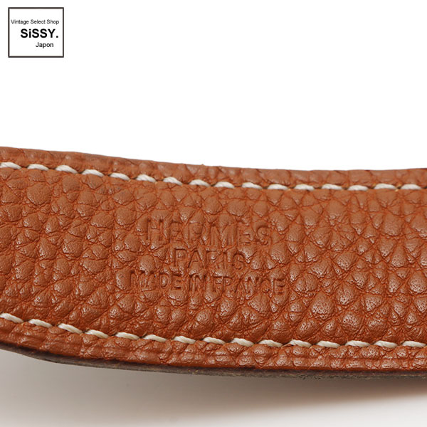 ■エルメス■ ミニコンスタンス Hベルト リバーシブル ボックスカーフ トゴ ブラック ブラウン ゴールド金具 □E刻印 【HERMES】