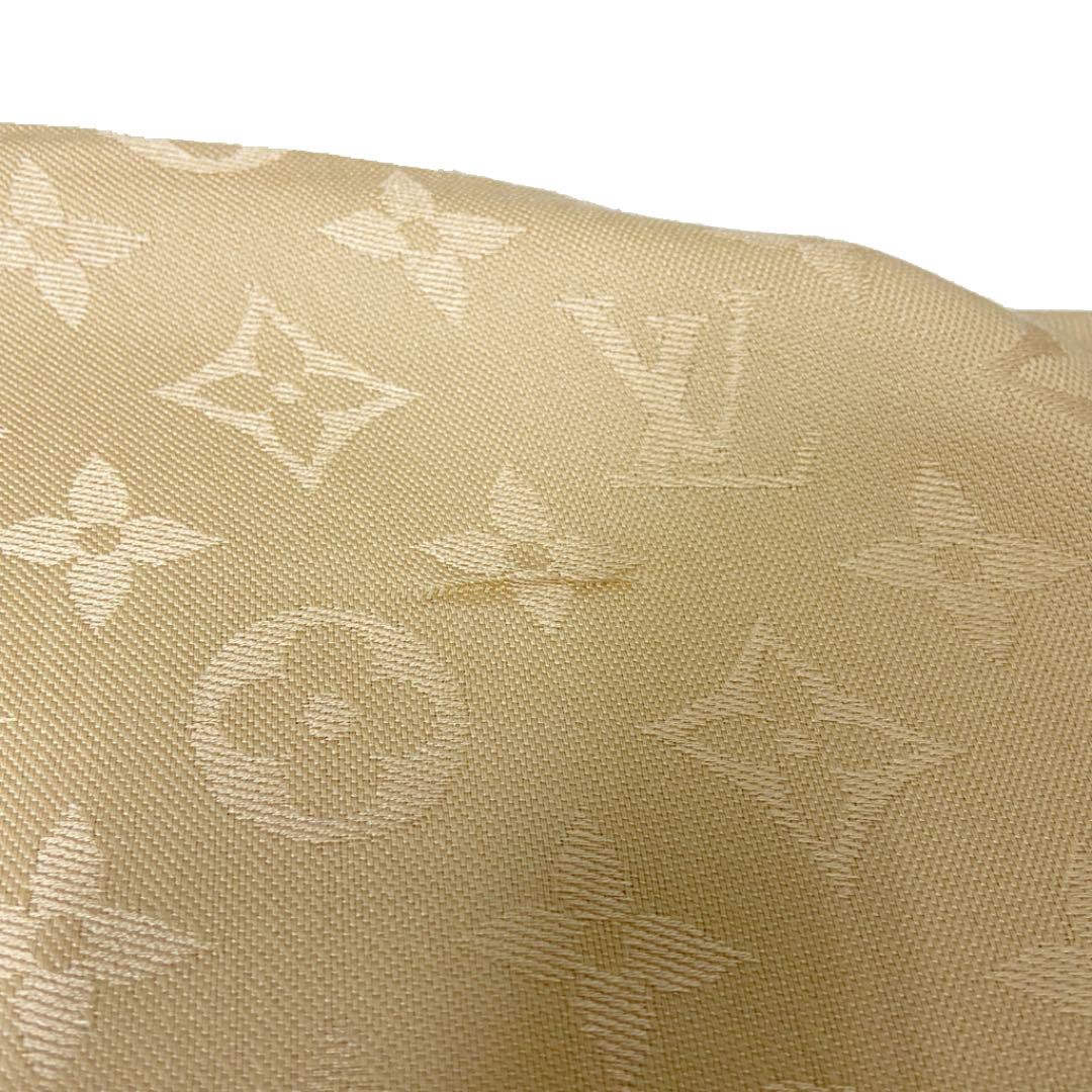 LOUIS VUITTON ルイヴィトン モノグラム・ショール デュンヌ(ベージュ) シルク ウール M71360
