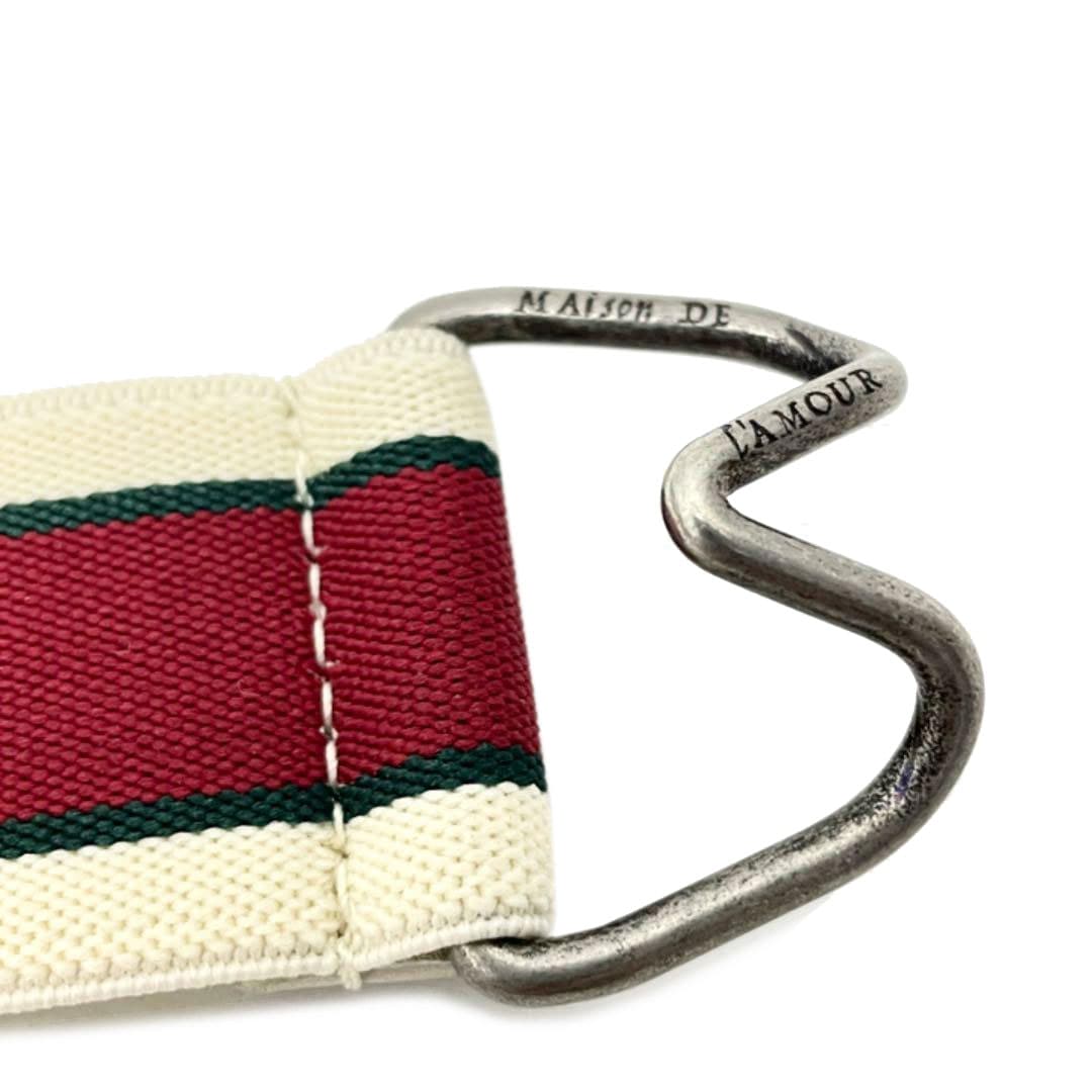 GUCCI グッチ エラスティックベルト メンズ フック式 シェリーライン GUCCI グッチ エラスティックベルト メンズ フック式 シェリー