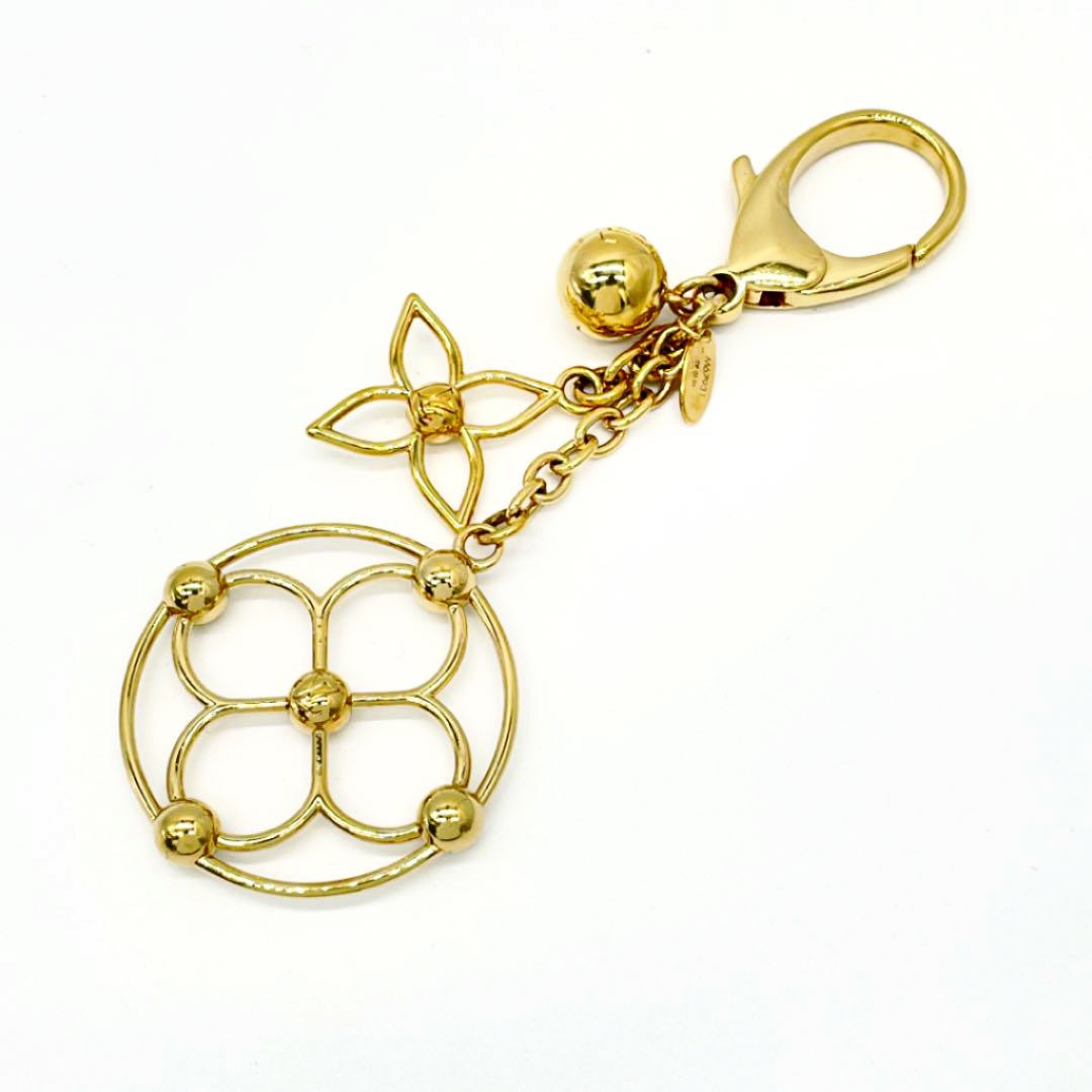 LOUIS VUITTON ルイヴィトン バッグチャーム キーホルダー ブルーミー ゴールド M67931