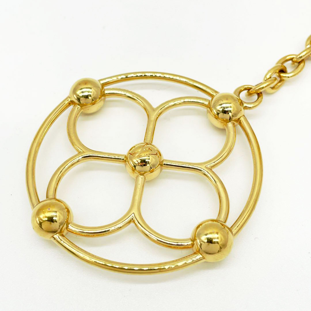 LOUIS VUITTON ルイヴィトン バッグチャーム キーホルダー ブルーミー ゴールド M67931