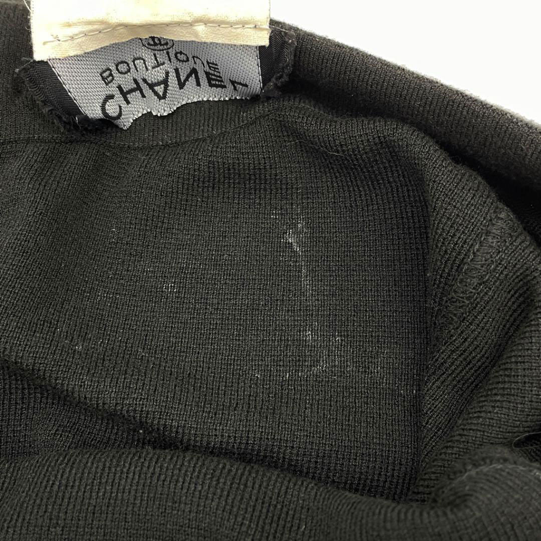 CHANEL シャネル ホルターネック ワンピース 38 ブラック