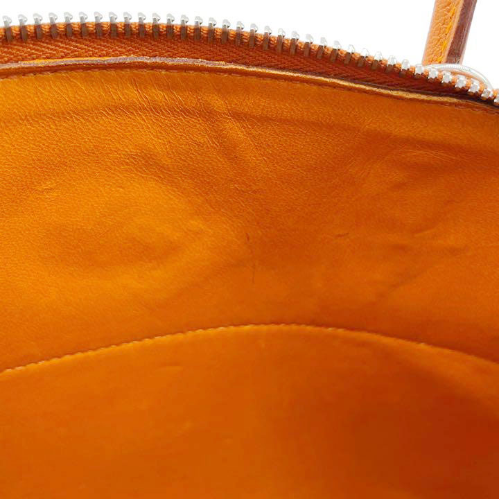 HERMES エルメス ボリード27 2WAYハンドバッグ シェーブル オレンジ系 □H刻印