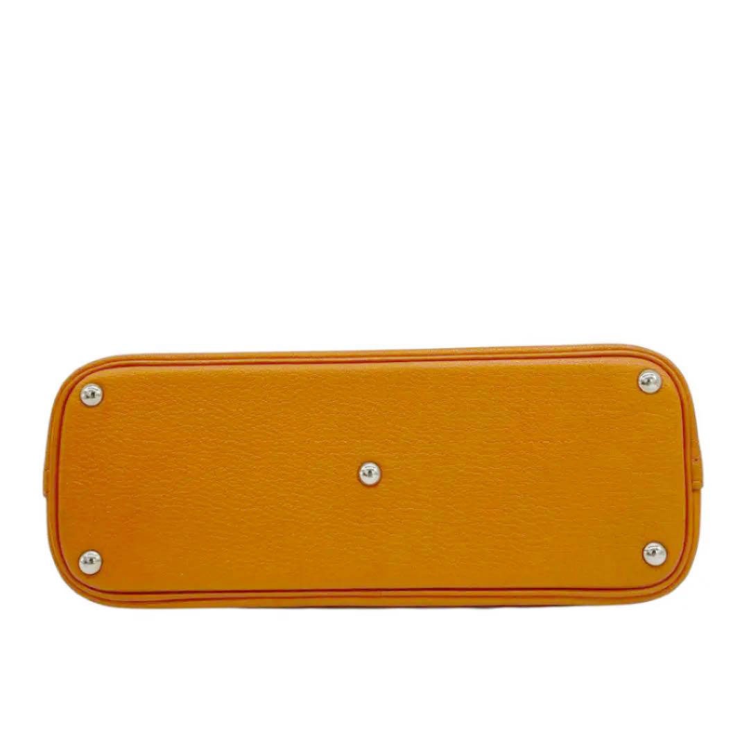 HERMES エルメス ボリード27 2WAYハンドバッグ シェーブル オレンジ系 □H刻印