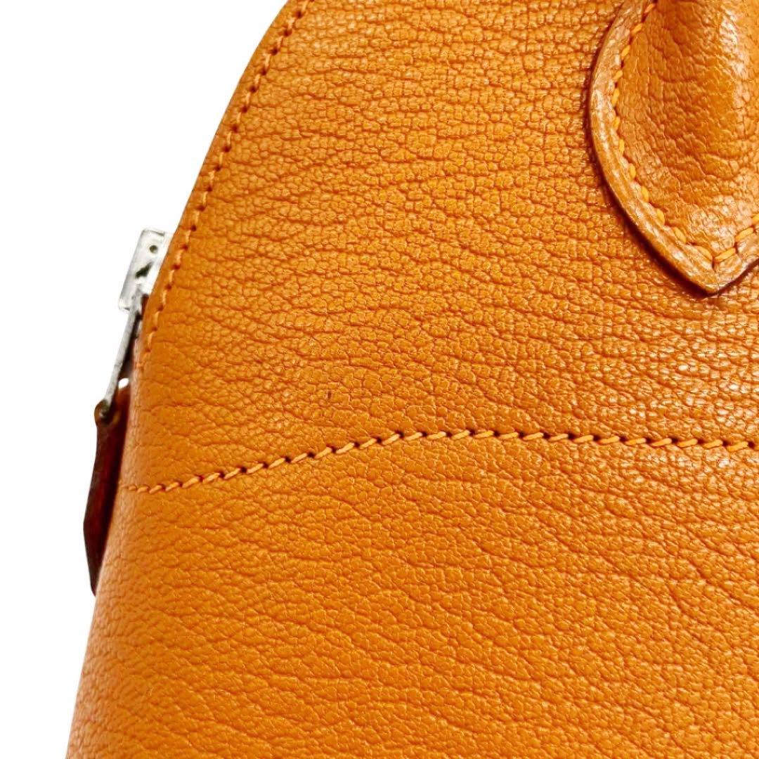 HERMES エルメス ボリード27 2WAYハンドバッグ シェーブル オレンジ系 □H刻印