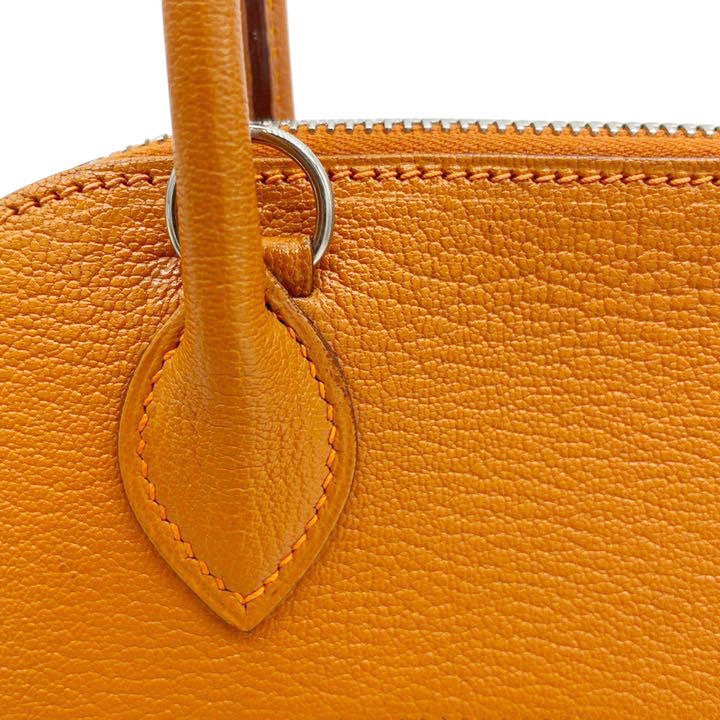 HERMES エルメス ボリード27 2WAYハンドバッグ シェーブル オレンジ系