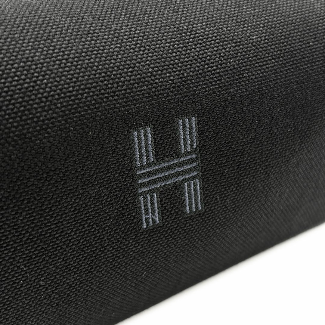 HERMES エルメス ハンドバッグ バス用ポーチ ブリッド ア ブラックGM ジグザグ キャンバス ブラック ブルーニュイ