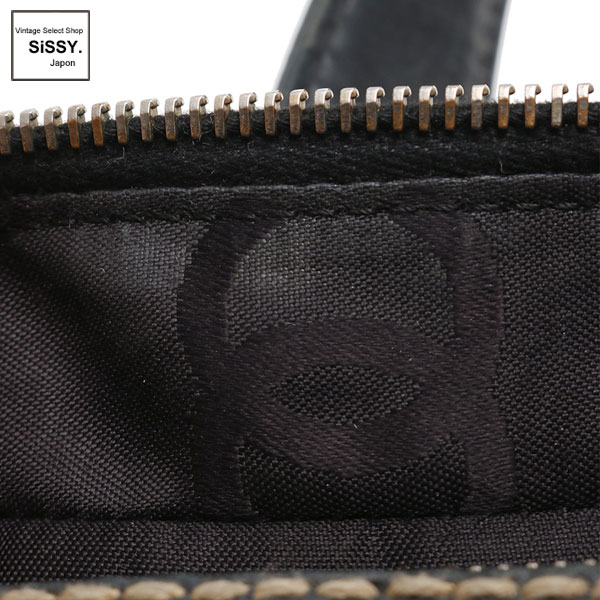 ■シャネル■ ボストンバッグ ワイルドステッチ レザー ブラック 【CHANEL】