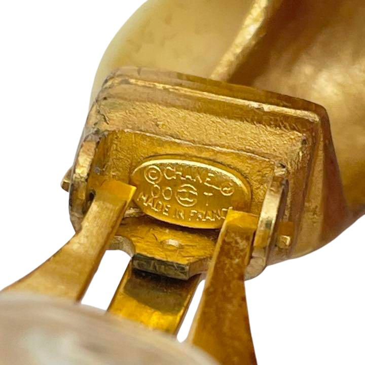 CHANEL シャネル イヤリング ココマーク ムーンモチーフ ゴールド 00T