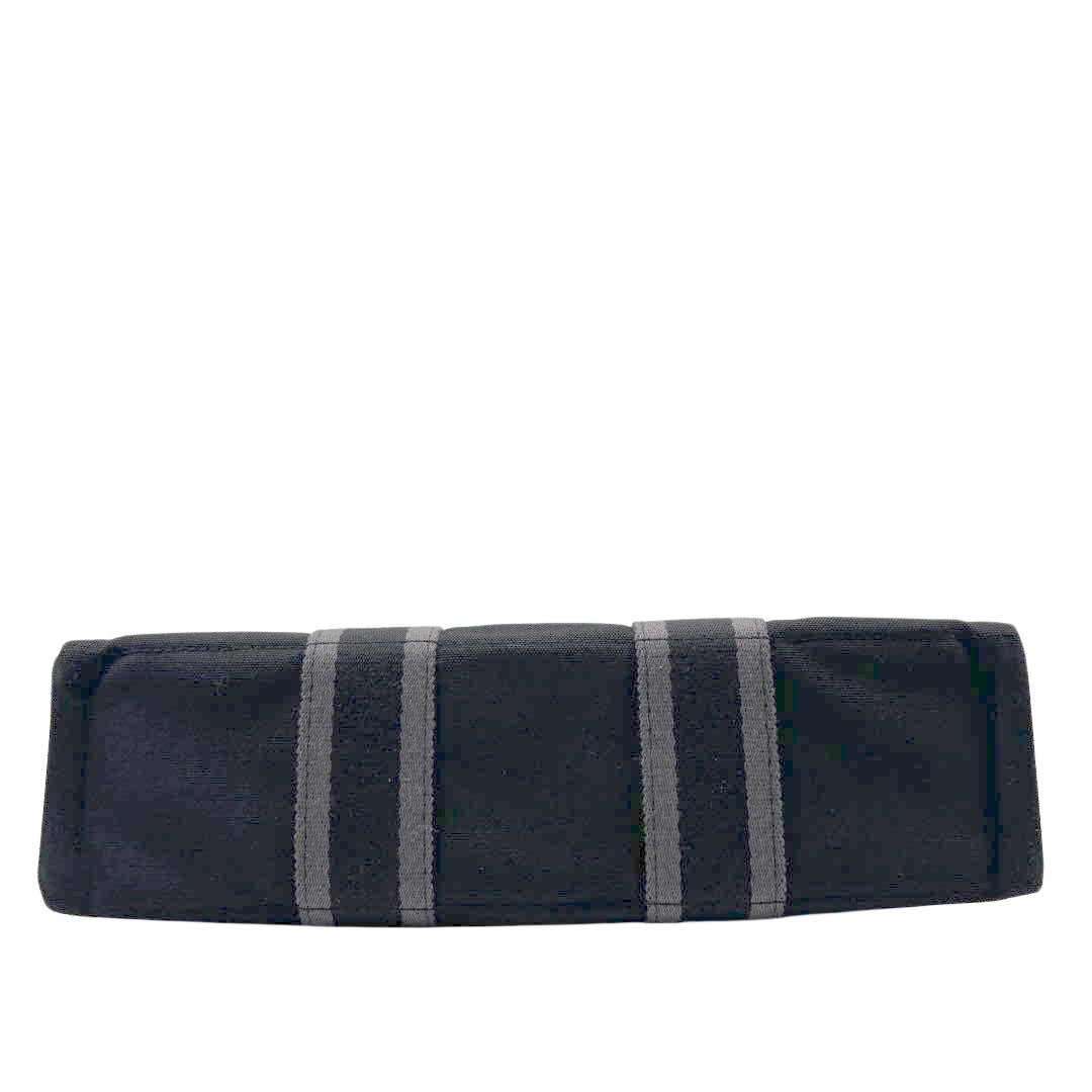 HERMES エルメス トートバッグ フールトゥPM キャンバス ブラック/グレー