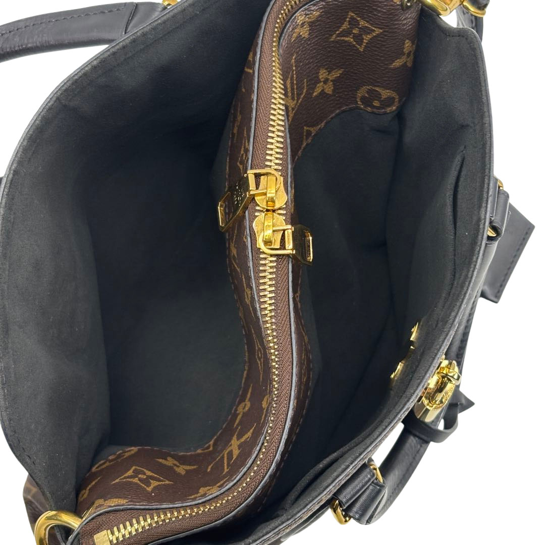 LOUIS VUITTON ルイヴィトン フラワー ジップド トートPM モノグラム/レザー M44351