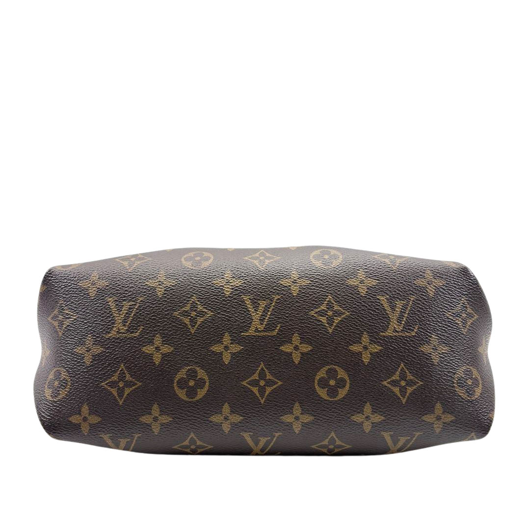 LOUIS VUITTON ルイヴィトン フラワー ジップド トートPM モノグラム/レザー M44351