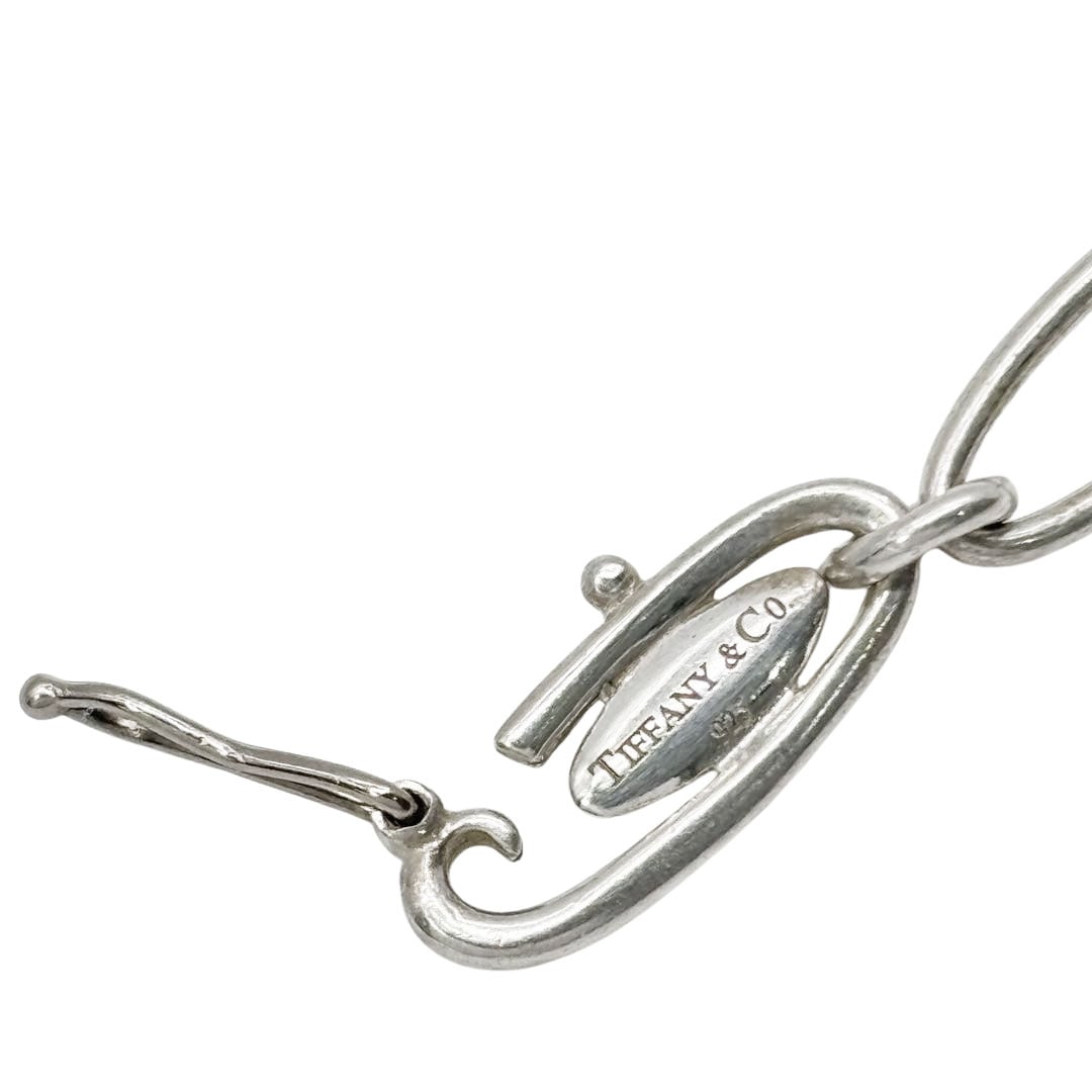 TIFFANY&Co. ティファニー カーブドハート ブレスレット エルサペレッティ 925 シルバー 9.2g