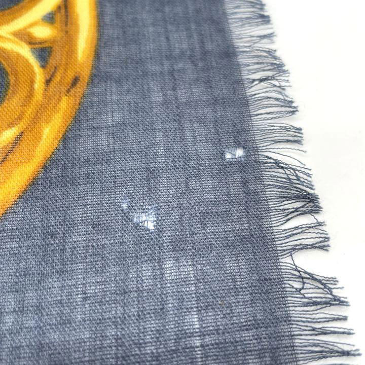 CHANEL シャネル ショール 大判スカーフ 宝石 ビジュー柄 シルク