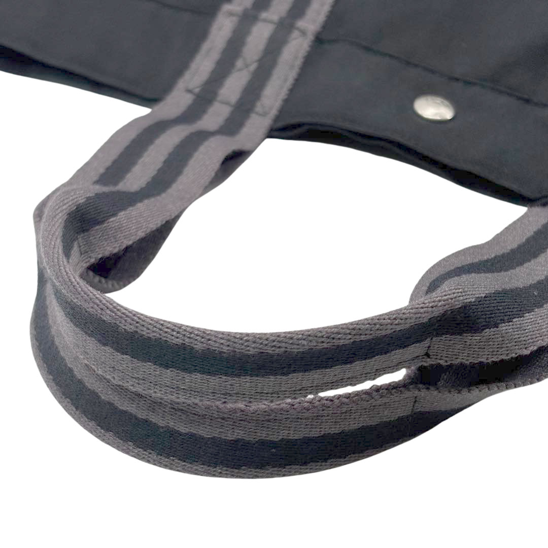 HERMES エルメス トートバッグ フールトゥGM キャンバス ブラック/グレー