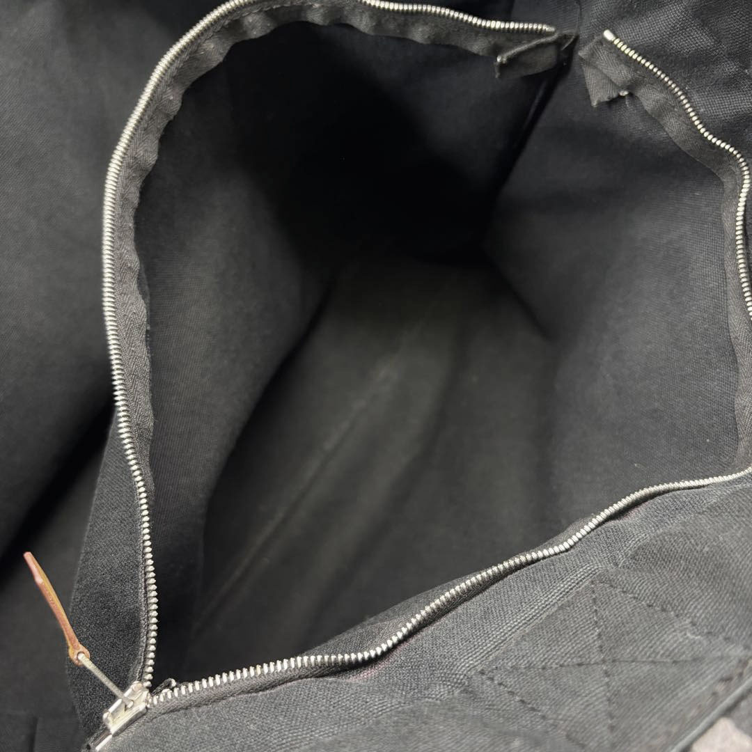 HERMES エルメス トートバッグ フールトゥGM キャンバス ブラック/グレー