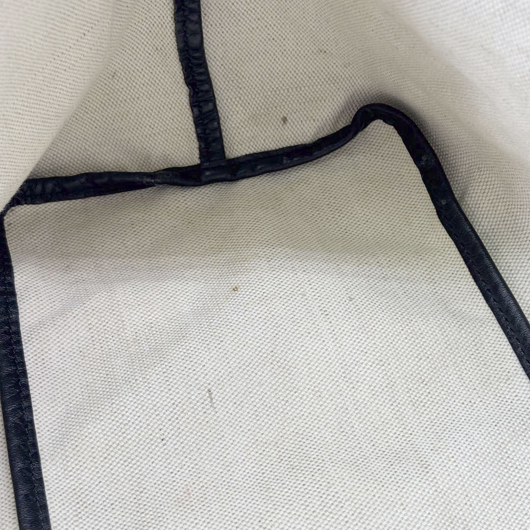 GOYARD ゴヤール サンルイPM トートバッグ PVC/レザー ブラック