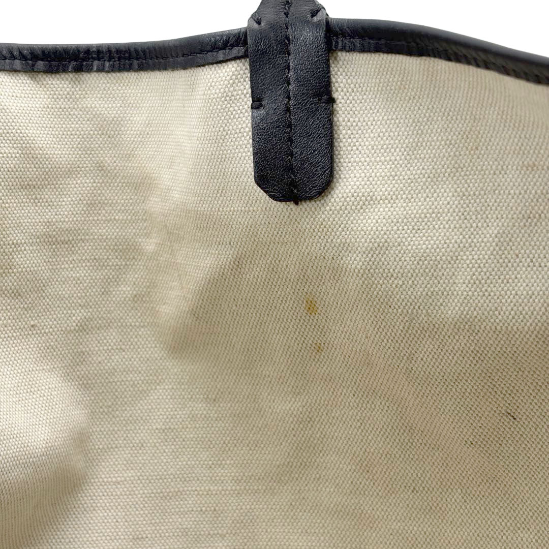 GOYARD ゴヤール サンルイPM トートバッグ PVC/レザー ブラック