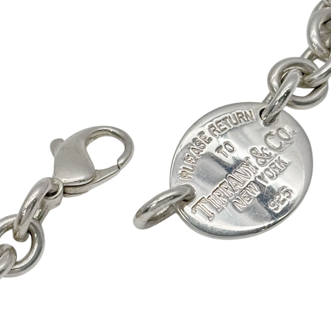 TIFFANY&Co. ティファニー リターントゥ ティファニー チョーカーネックレス オーバルタグ 925 シルバー 52.3g