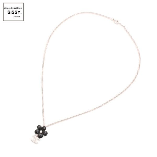 CHANEL シャネル ココマーク 05A ネックレス □シャネル□ ココマーク ネックレス ラインストーン シルバー