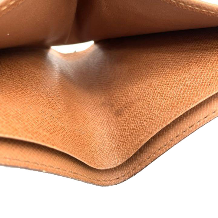 LOUIS VUITTON ルイヴィトン 二つ折り財布 札入れ ポルトフォイユ・ミュルティプル モノグラム エベヌ M60895